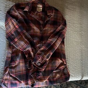 American Eagle flannel women’s  Button-Up Shirt